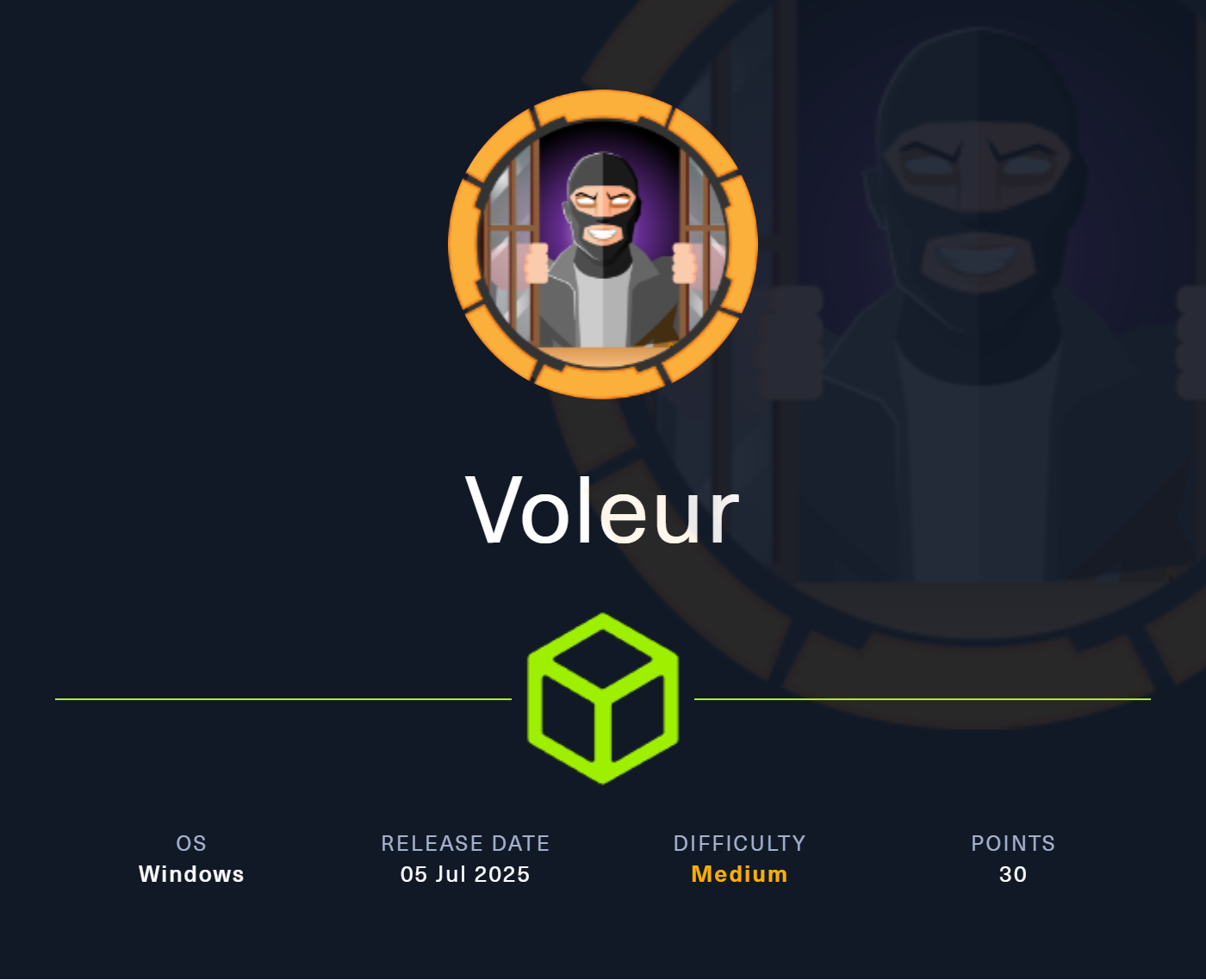 Featured image for Hack The Box - Voleur (Medium) Walkthrough